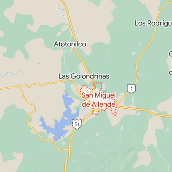 driving to san miguel de allende