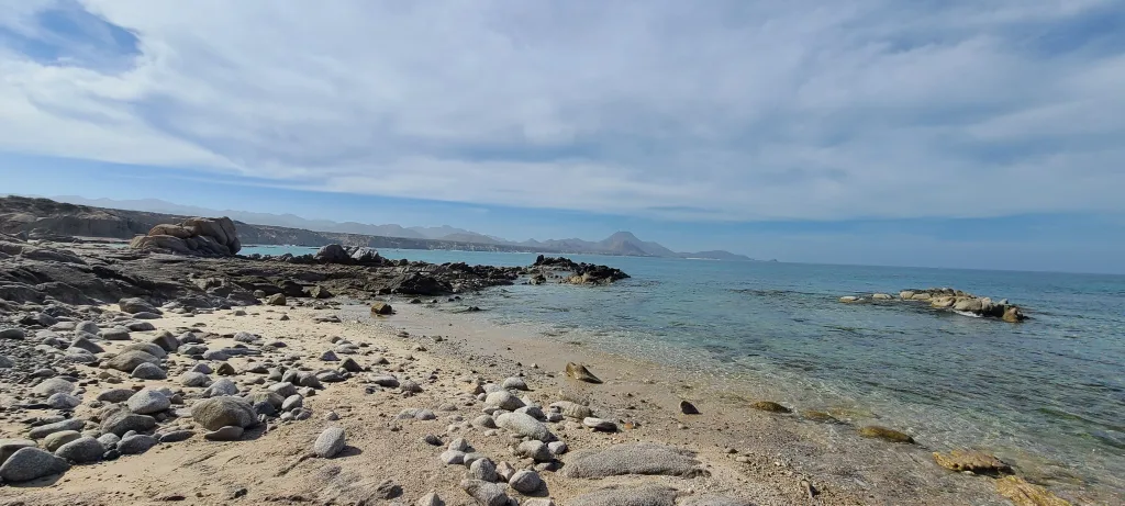 beach camping in baja