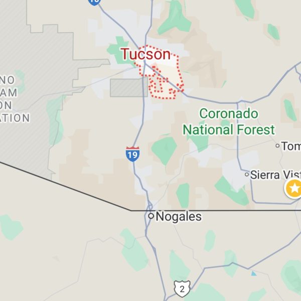 Driving from Tucson to Mexico